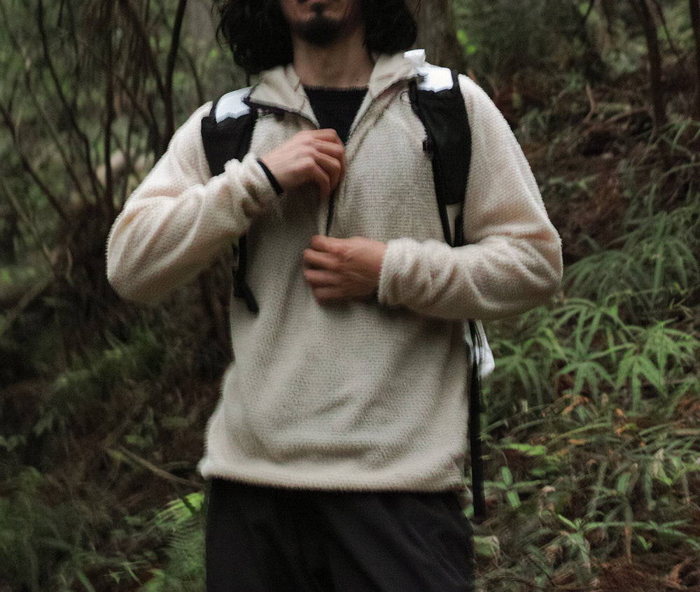 Senchi Designs ALPHA 90 HOODIE W/ HALF ZIP / センチデザイン センチデザイン アルファ90フーディ ウィズ ハーフジップ