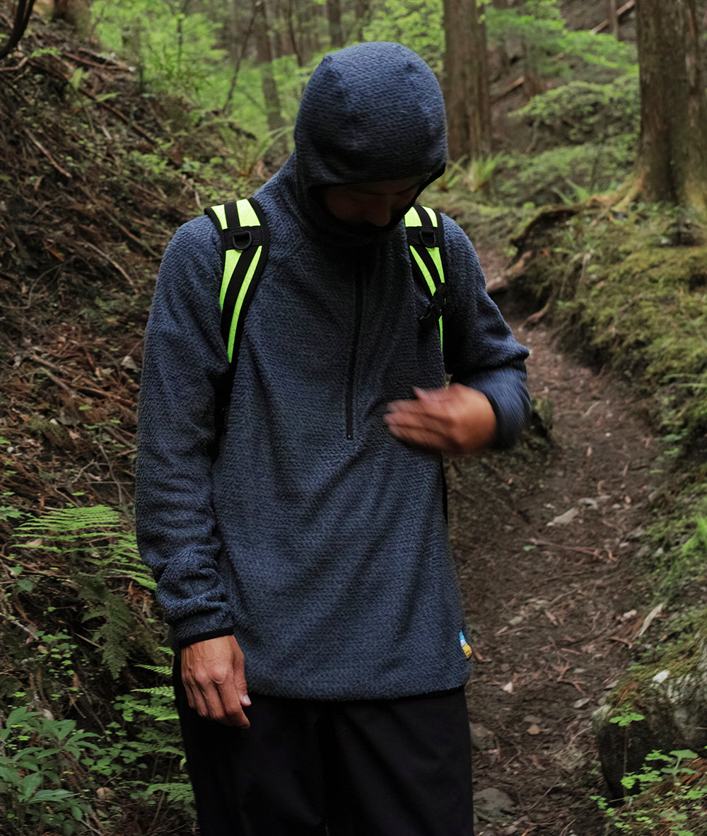 Senchi Designs ALPHA 90 HOODIE W/ HALF ZIP / センチデザイン センチデザイン アルファ90フーディ ウィズ ハーフジップ
