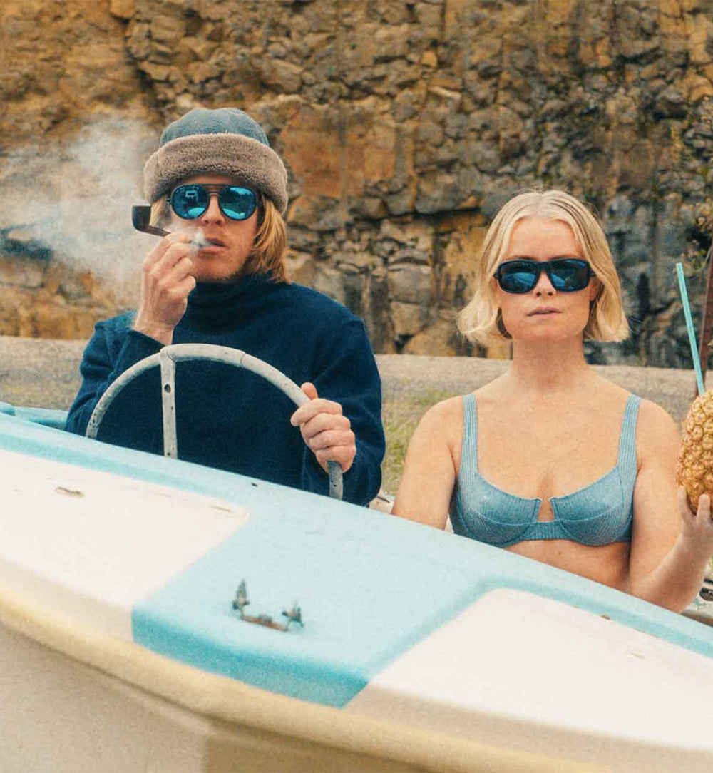 OMBRAZ Azzurro Armless Sunglasses / オンブラズ アズーロ アームレスサングラス