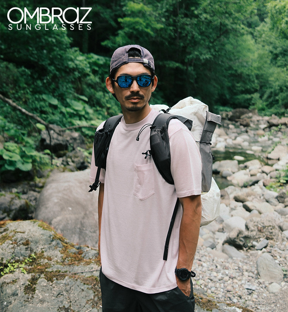 OMBRAZ Armless Sunglasses BLUE LENS series / オンブラズ  アームレスサングラス  ブルーレンズ シリーズ