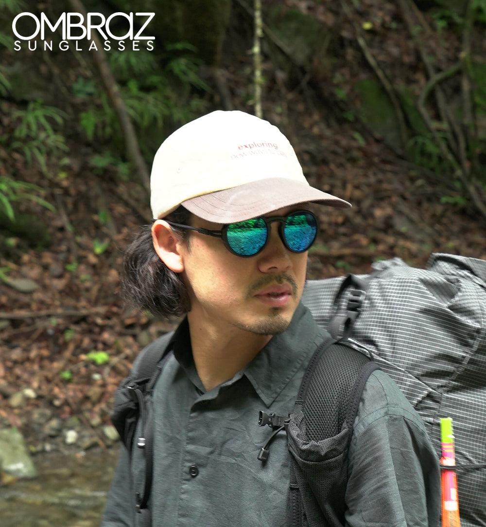 OMBRAZ Armless Sunglasses BLUE LENS series / オンブラズ  アームレスサングラス  ブルーレンズ シリーズ