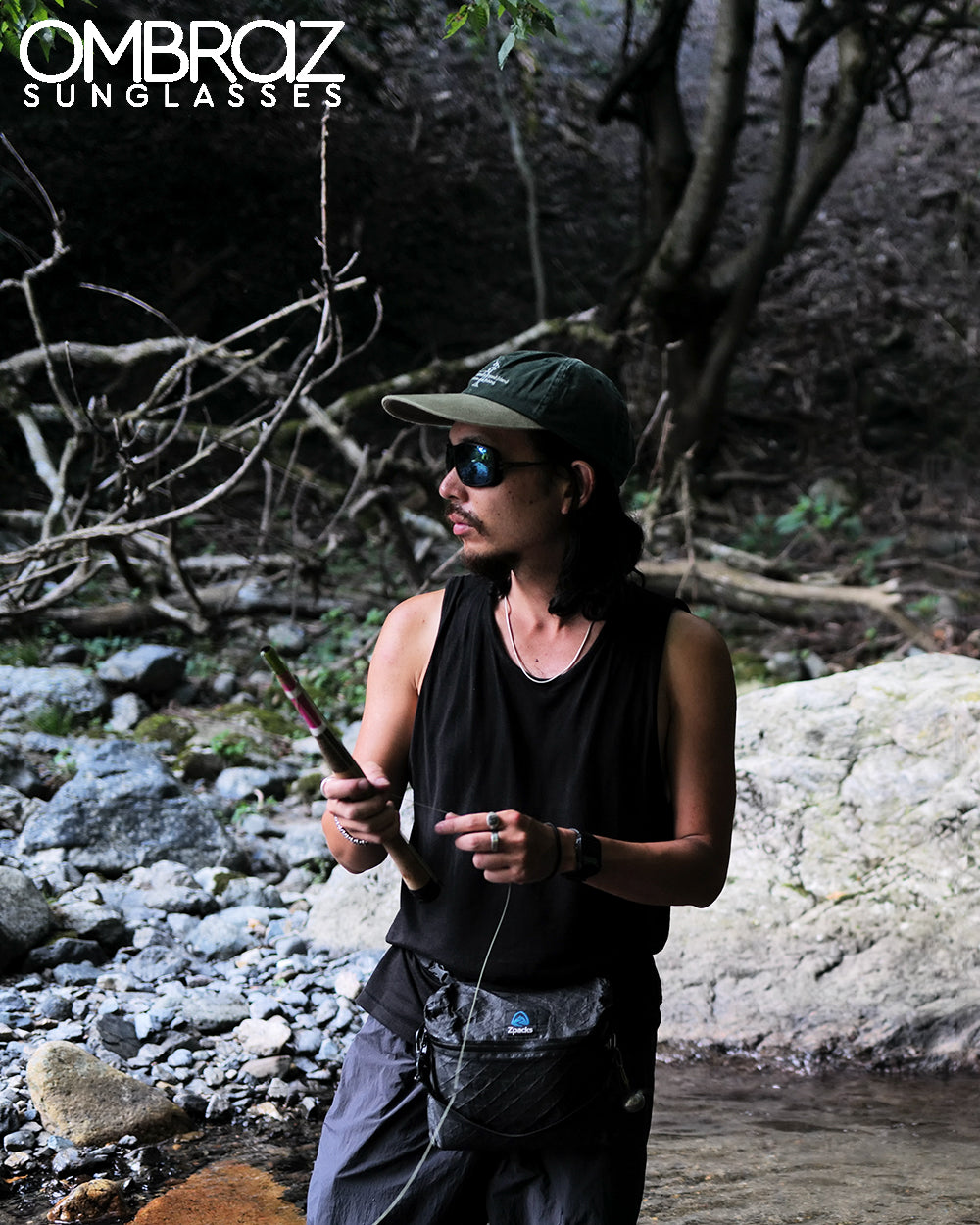 OMBRAZ Azzurro Armless Sunglasses / オンブラズ アズーロ アームレスサングラス