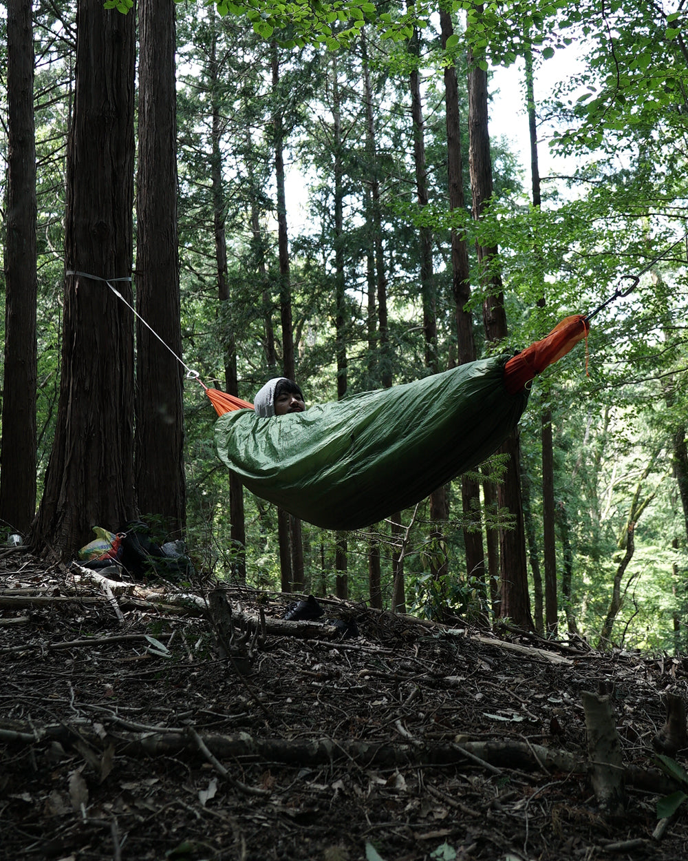 JINDAIJI MOUNTAIN WORKS × Moonlightgear / Cloud Mesh Hammock 軽Edition