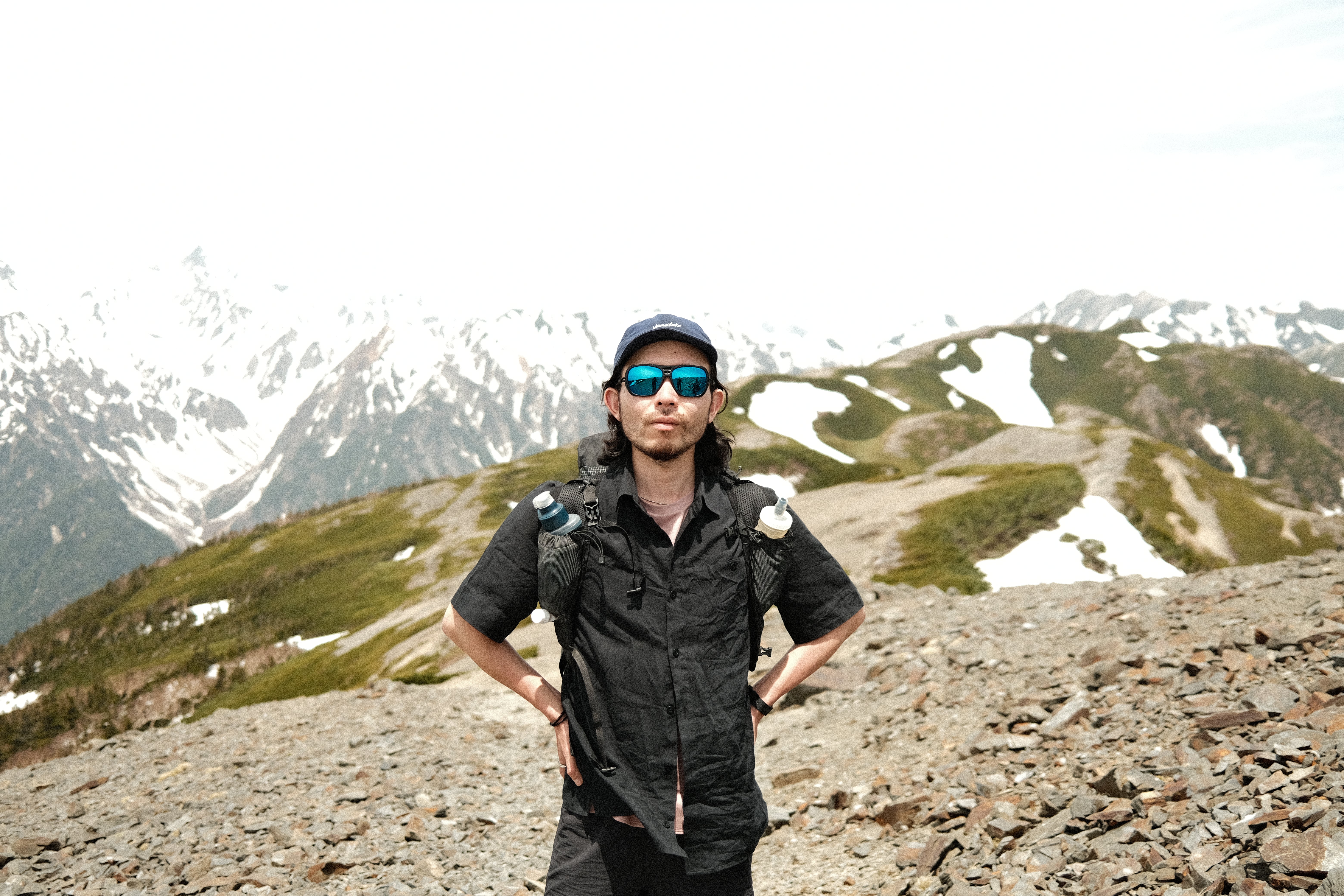 OMBRAZ Armless Sunglasses BLUE LENS series / オンブラズ  アームレスサングラス  ブルーレンズ シリーズ