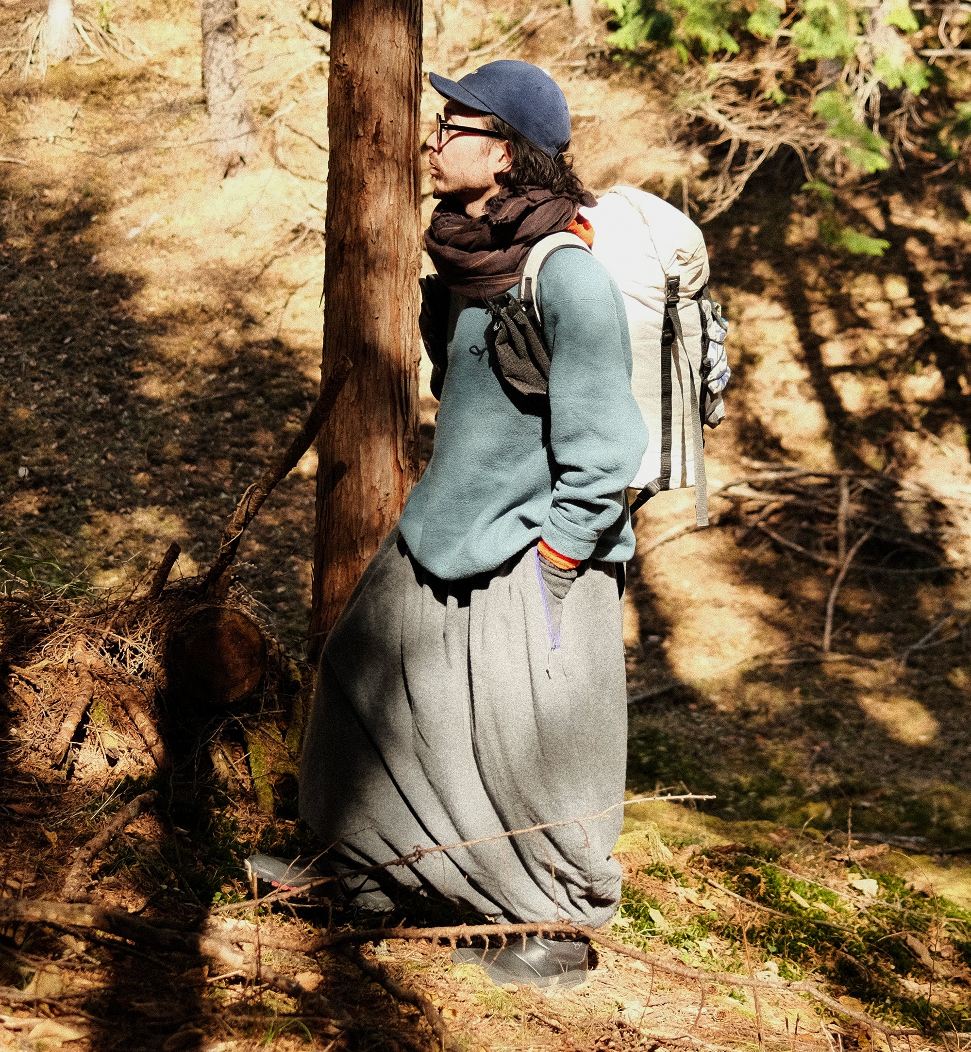 AXESQUIN × Moonlightgear WOOL FLEECE アグラスカート 軽Edition