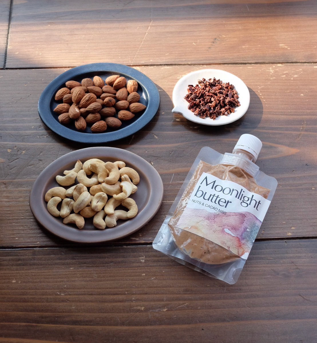 DADA NUTS BUTTER × USHIO CHOCOLATL Moonlight butter〈NUTS &CACAO NIBS〉