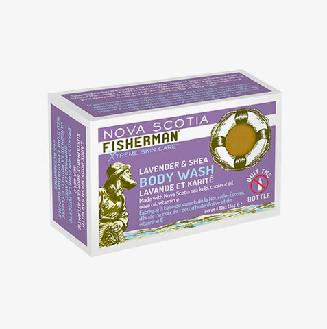 NOVA SCOTIA FISHERMAN / BODY WASH BAR LAVENDER & SHEA