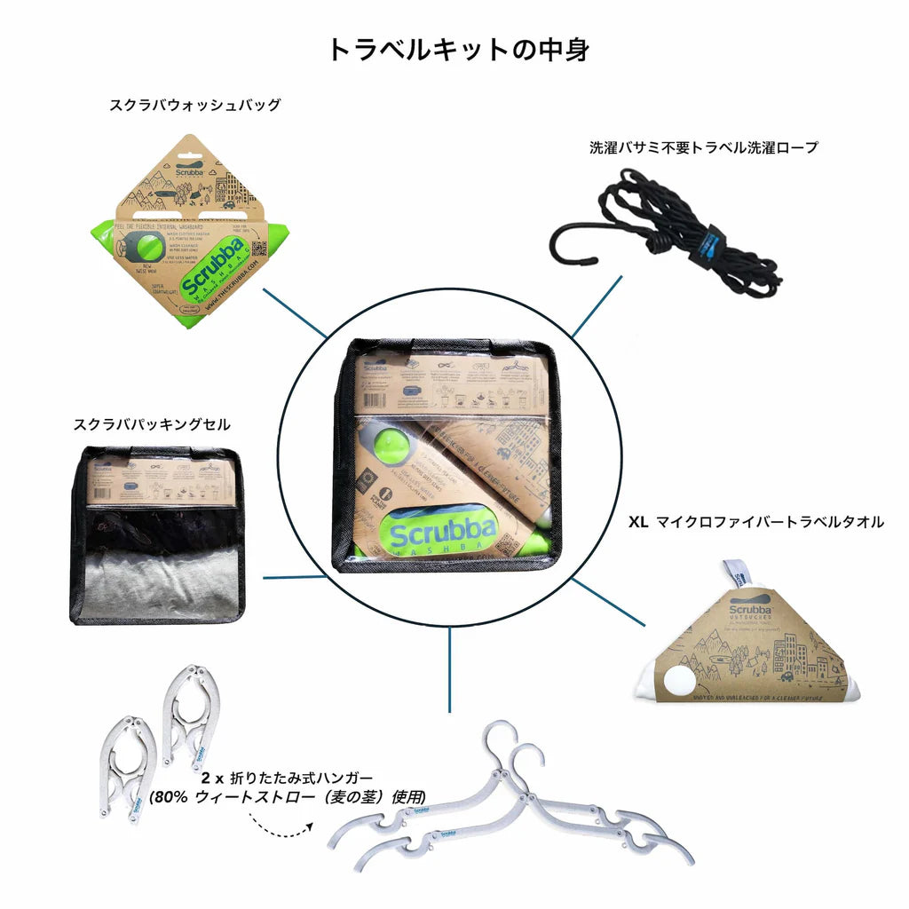 Scrubba washbag Wash and Dry Kit / スクラバウォッシュバッグ ウォッシュアンドドライキット
