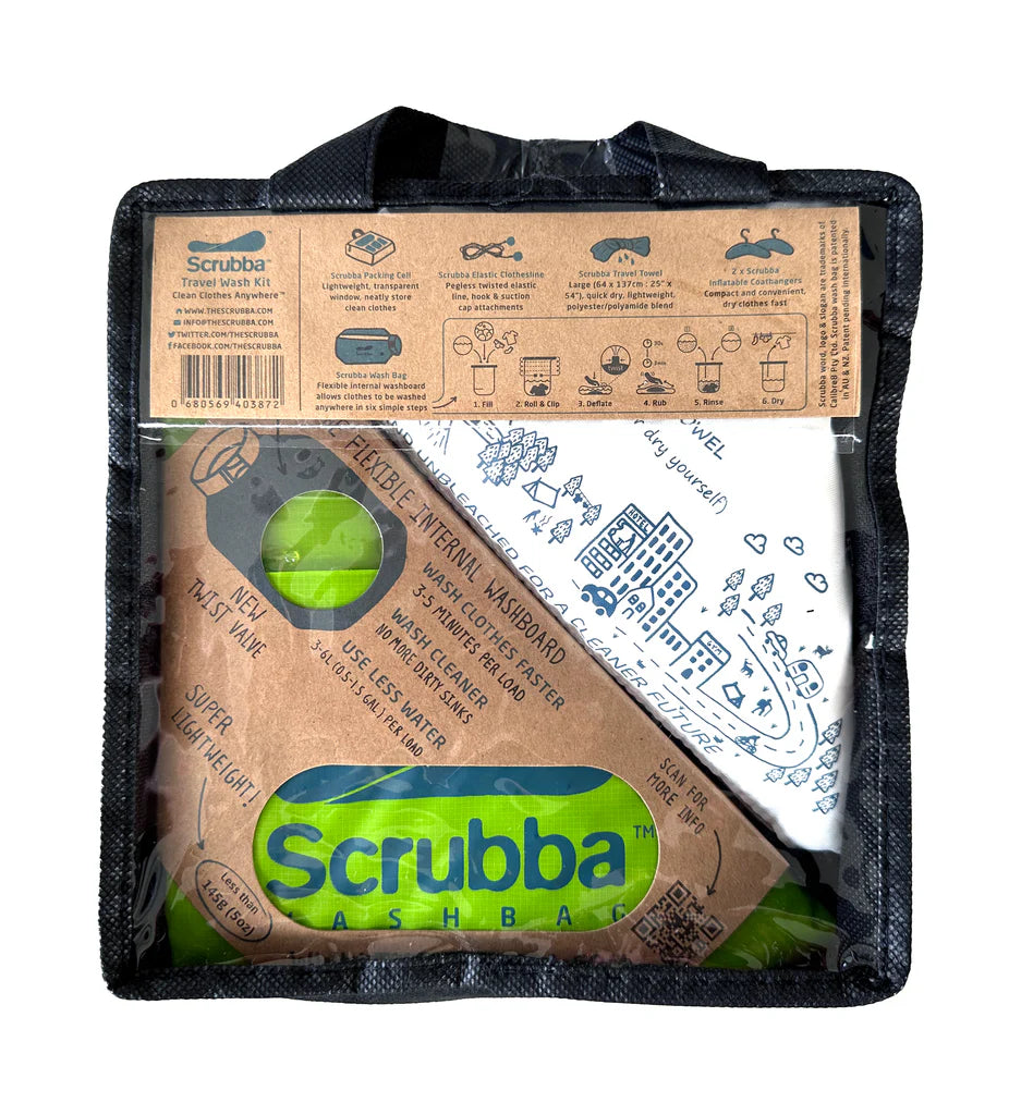 Scrubba washbag Wash and Dry Kit / スクラバウォッシュバッグ ウォッシュアンドドライキット