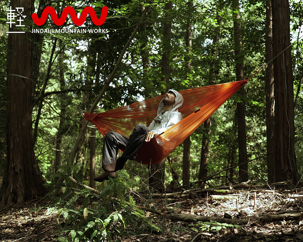 JINDAIJI MOUNTAIN WORKS × Moonlightgear / Cloud Mesh Hammock 軽Edition