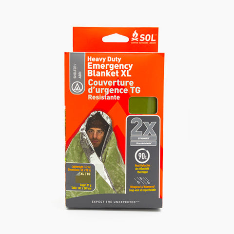 SOL Heavy Duty Emergency Blanket / エスオーエル ヘビーデューティエマージェンシーブランケット