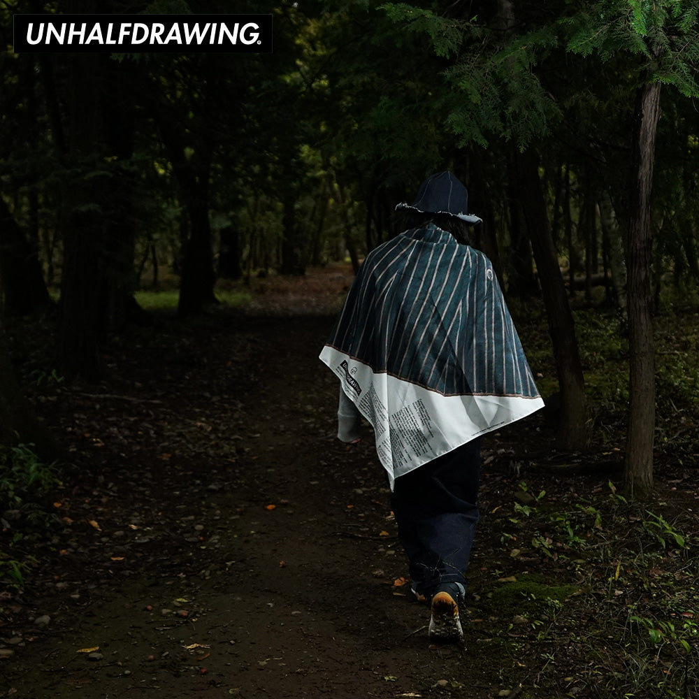 UNHALFDRAWING  超撥水風呂敷 道中合羽