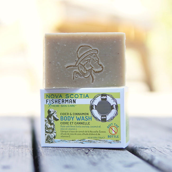 NOVA SCOTIA FISHERMAN / BODY WASH BAR CIDER & CINNAMON