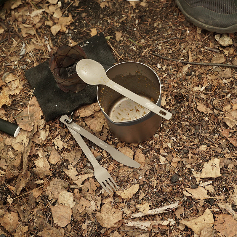 VARGO Titanium Cutlery Set / バーゴ チタニウムカトラリーセット
