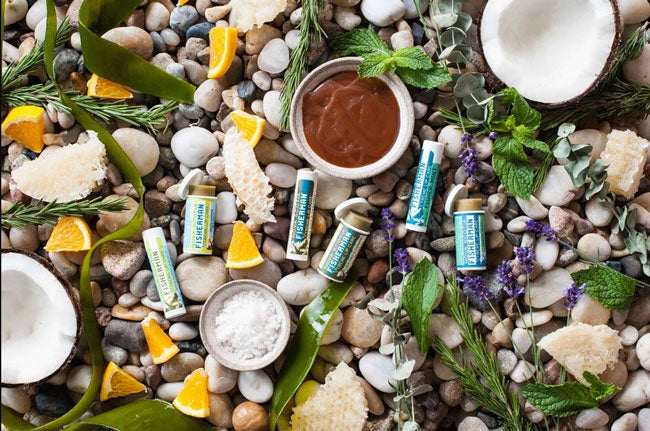 NOVA SCOTIA FISHERMAN  LIP BALM SEA SALT N' CARAMEL / ノバスコシアフィッシャーマン リップバーム シーソルト&キャラメル