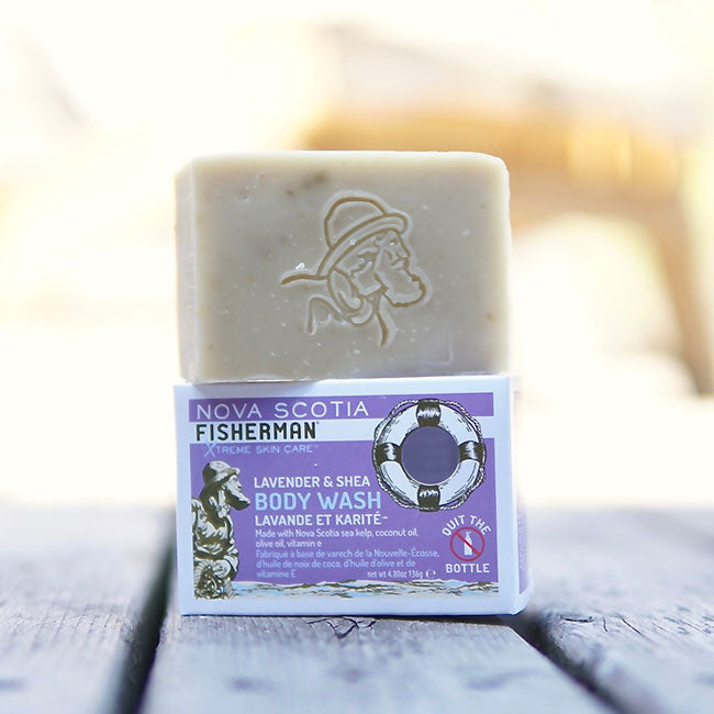 NOVA SCOTIA FISHERMAN / BODY WASH BAR LAVENDER & SHEA