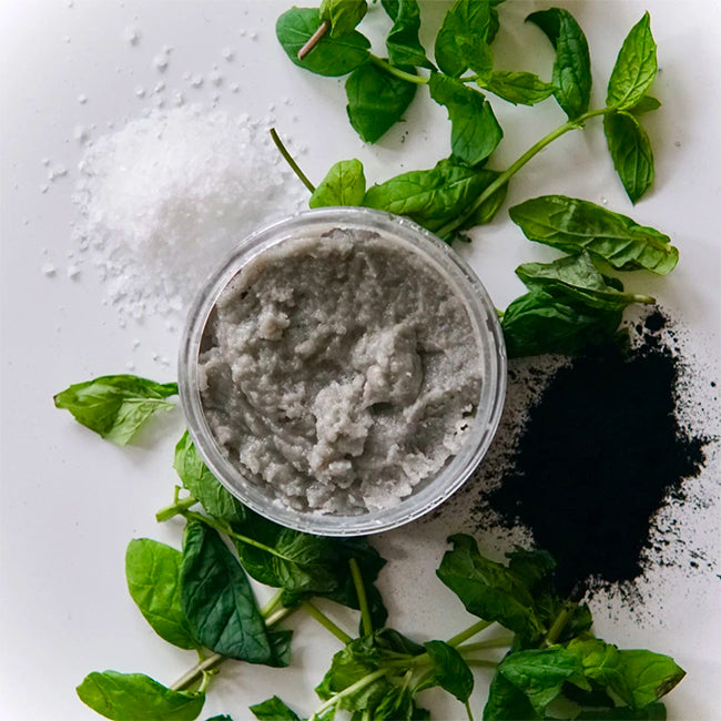 NOVA SCOTIA FISHERMAN  SALT-N-SEA FACIAL SCRUB CHARCOAL MINT / ノバスコシアフィッシャーマン フェイススクラブ チャコールミント
