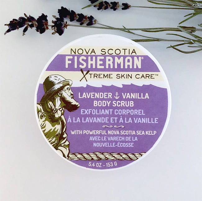 NOVA SCOTIA FISHERMAN  SALT-N-SEA BODY SCRUB LAVENDER ＆ VANILA / ノバスコシアフィッシャーマン ボディスクラブ ラベンダー&バニラ