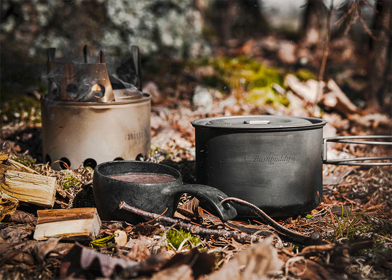 Bushbuddy / Mini Camp Stove & Mini Pot Set