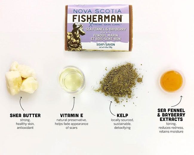 NOVA SCOTIA FISHERMAN / BODY WASH BAR SEA FENNEL & BAYBERRY