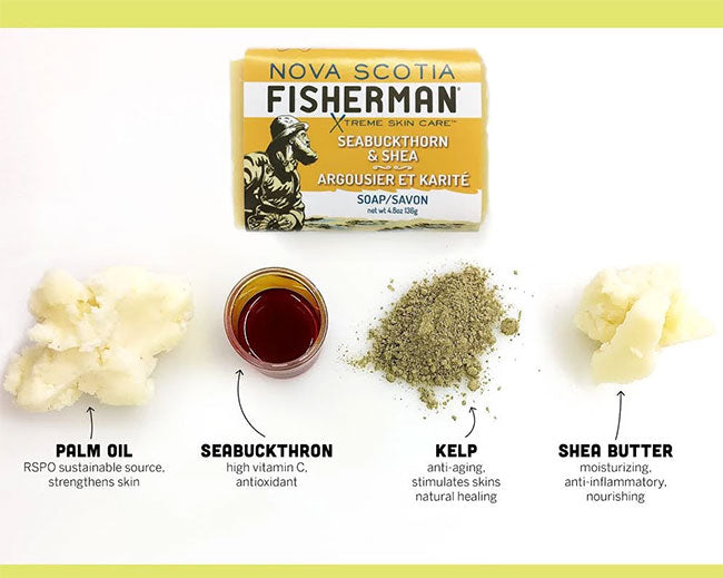 NOVA SCOTIA FISHERMAN / BODY WASH BAR SEABUCKTHORN & SHEA