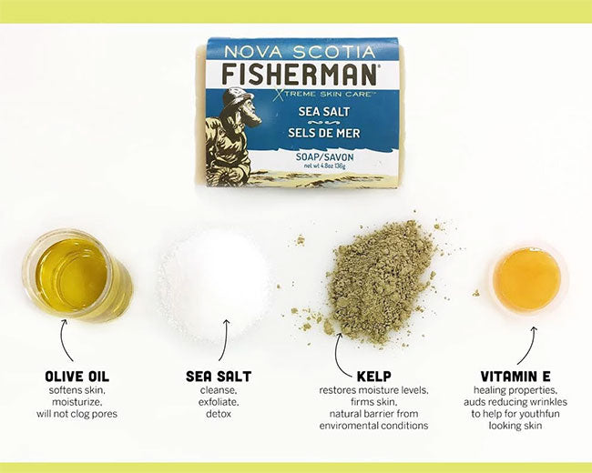 NOVA SCOTIA FISHERMAN / BODY WASH BAR SEA SALT