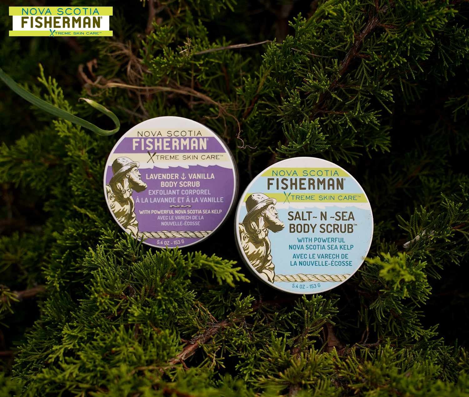 NOVA SCOTIA FISHERMAN  SALT-N-SEA BODY SCRUB LAVENDER ＆ VANILA / ノバスコシアフィッシャーマン ボディスクラブ ラベンダー&バニラ