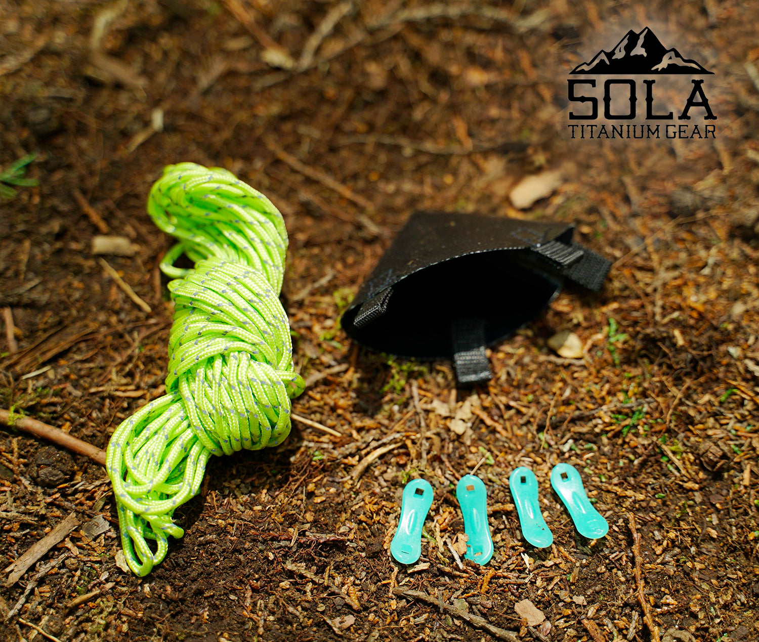 SOLA TITANIUMGEAR Backpacking Guyline Adapter / ソラチタニウムギア バックパッキングガイラインアダプター
